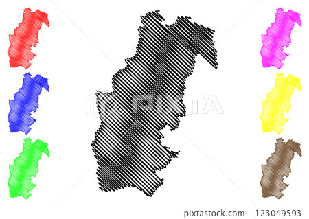 Sevenoaks Non-metropolitan district (United Kingdom of Great Britain and Northern Ireland, ceremonial county Kent, England) map vector illustration, scribble sketch map Sevenoaks Non-metropolitan district (United Kingdom of Great Britain and Northern Ireland, ceremonial county Kent, England) map vector illustration, scribble sketch map 123049593