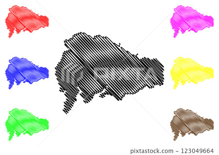 South Lakeland district (United Kingdom of Great Britain and Northern Ireland, ceremonial county Cumbria, England) map vector illustration, scribble sketch South Lakeland map South Lakeland district (United Kingdom of Great Britain and Northern Ireland, ceremonial county Cumbria, England) map vector illustration, scribble sketch South Lakeland map 123049664