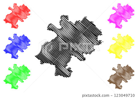 Stroud Non-metropolitan district (United Kingdom of Great Britain and Northern Ireland, ceremonial county Gloucestershire or Glos, England) map vector illustration, scribble sketch map Stroud Non-metropolitan district (United Kingdom of Great Britain and Northern Ireland, ceremonial county Gloucestershire or Glos, England) map vector illustration, scribble sketch map 123049710