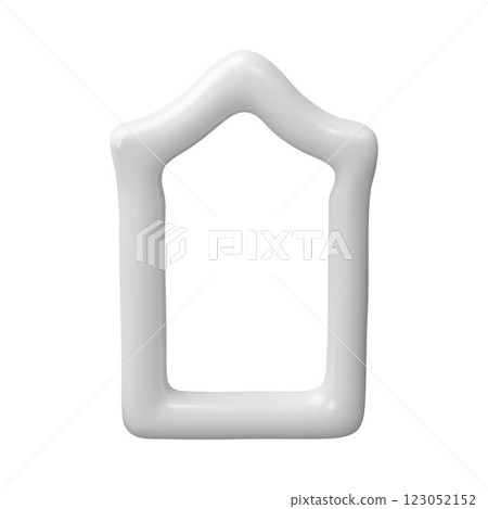 3D white vector frame, glossy window or door, vintage arch border design, realistic oriental architecture Arabic style 3D white vector frame, glossy window or door, vintage arch border design, realistic oriental architecture Arabic style 123052152
