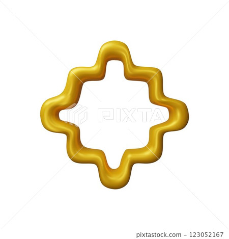 3D frame in Arabic style, vector golden shiny decorative window, yellow border Islamic design, oriental architecture 3D frame in Arabic style, vector golden shiny decorative window, yellow border Islamic design, oriental architecture 123052167
