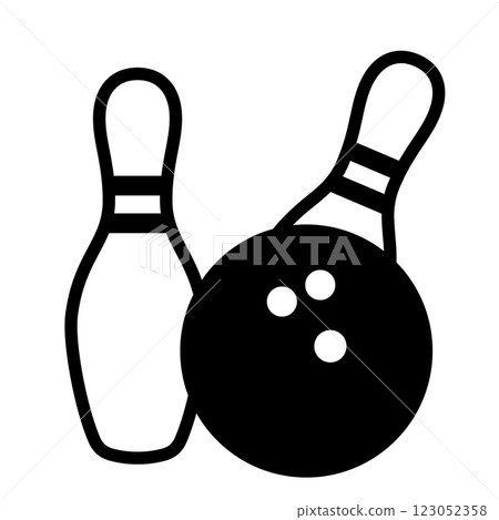 保齡球圖標 123052358