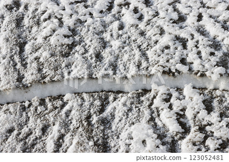 沙子和雪的抽象圖案 123052481