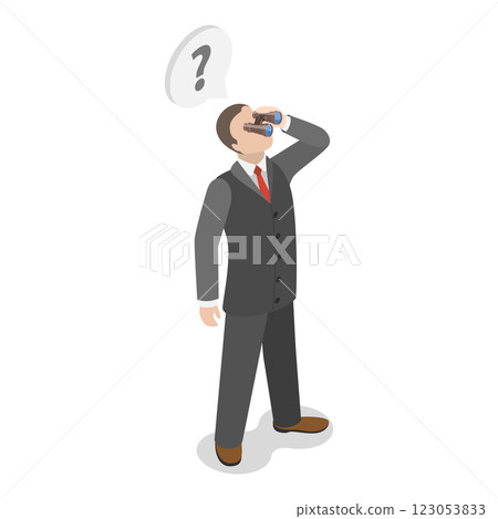 3D Isometric Flat Illustration of Bad Communication. Item 1 3D Isometric Flat Illustration of Bad Communication. Item 1 123053833