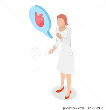 3D Isometric Flat Illustration of Chemotherapy. Item 1 3D Isometric Flat Illustration of Chemotherapy. Item 1 123053934