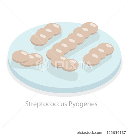 3D Isometric Flat Illustration of Upper Respiratory Tract Infection. Item 6 3D Isometric Flat Illustration of Upper Respiratory Tract Infection. Item 6 123054187