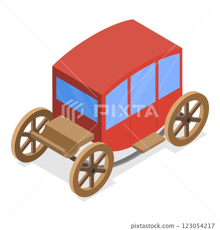 3D Isometric Flat Set of Victorian Period Characters and Objects. Item 6 3D Isometric Flat Set of Victorian Period Characters and Objects. Item 6 123054217
