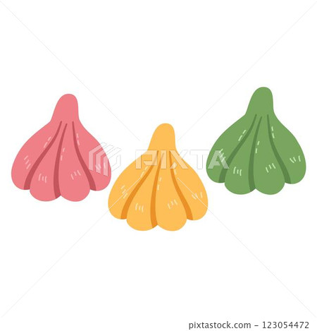 Modak sweet dish illustration for Ganesh Chaturthi festival prasad Modak sweet dish illustration for Ganesh Chaturthi festival prasad 123054472