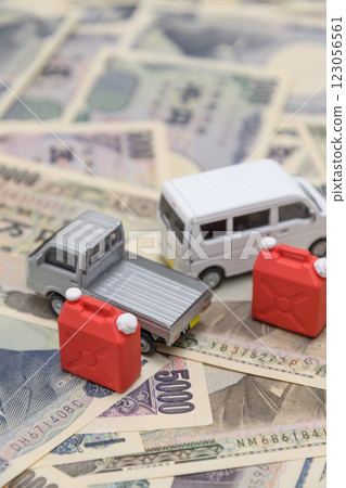 Cars, fuel and money 123056561