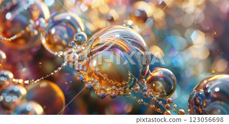 A Mesmerizing 3D Abstract Multicolor Visualization A Mesmerizing 3D Abstract Multicolor Visualization 123056698