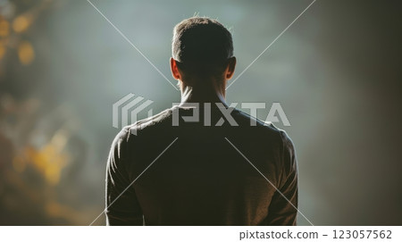 experiencing mental health issues, worry, frustration, and emotional stress. Concept of anxiety and mental health 123057562