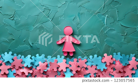 experiencing mental health issues, worry, frustration, and emotional stress. Concept of anxiety and mental health 123057565