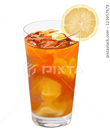 Ice lemon tea Ice lemon tea 123057678