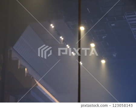 Concert venue lighting and smoke Concert venue lighting and smoke 123058143