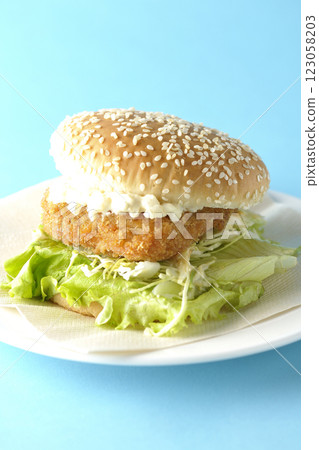 Tartar Fish Burger 123058203