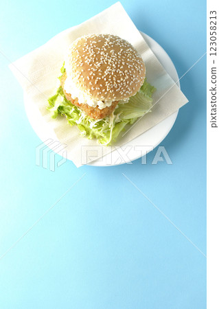 Tartar Fish Burger 123058213