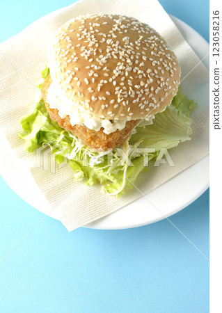 Tartar Fish Burger Tartar Fish Burger 123058216
