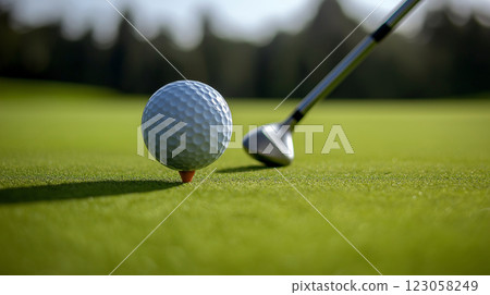高爾夫球 123058249