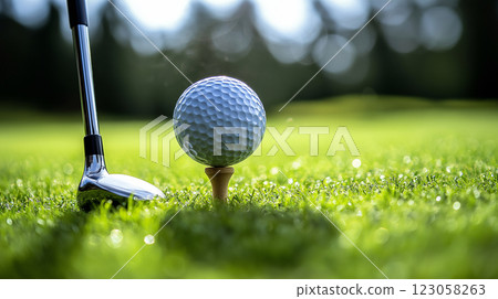 高爾夫球 123058263