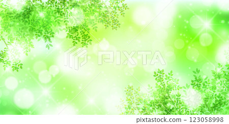 New green leaves landscape background 123058998