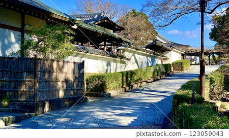 通往岡崎城二之丸能樂堂的石板坡（岡崎城公園/愛知縣岡崎市） 123059043