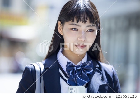 女子高中肖像 女子高中肖像 123059129