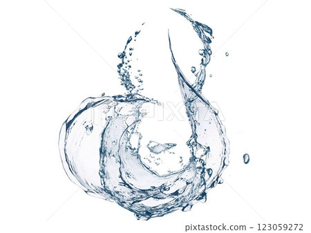 抽象藍色濺 123059272