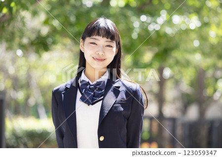 High school girl portrait High school girl portrait 123059347