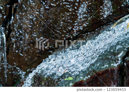 Natural ice particles Natural ice particles 123059433
