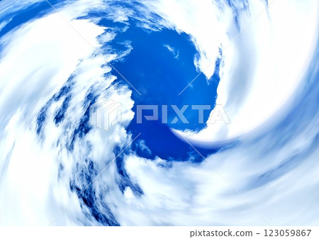 Abstract cloud swirls in the blue sky Abstract cloud swirls in the blue sky 123059867