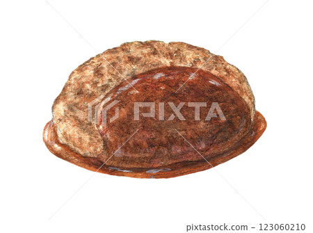 漢堡牛排手繪水彩 漢堡牛排手繪水彩 123060210