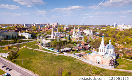 Aerial view of Serpukhov, Russia 123061155