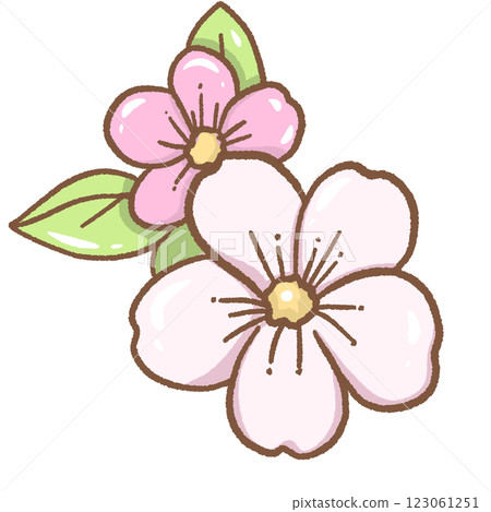 Hand drawn illustration cherry blossoms Sakura pastel color isolated on transparent background, nursery decorations, spring Hand drawn illustration cherry blossoms Sakura pastel color isolated on transparent background, nursery decorations, spring 123061251