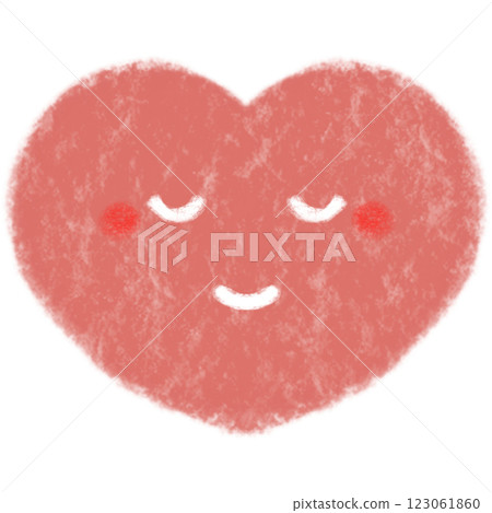 Simple red heart symbol illustration 123061860