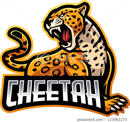 Cheetah esport mascot Cheetah esport mascot 123062273
