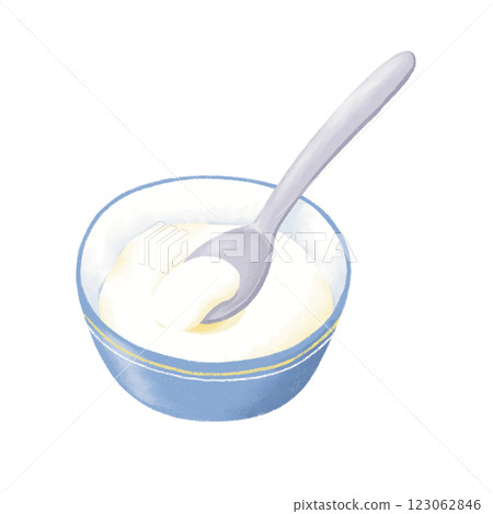 Yogurt in a cup 123062846