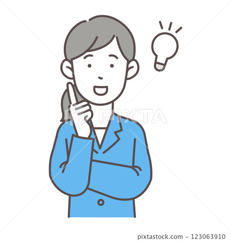 一位有想法的女職員 一位有想法的女職員 123063910