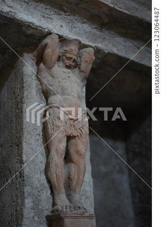 Pompeii Ruins: Forum Baths Pompeii Ruins: Forum Baths 123064487