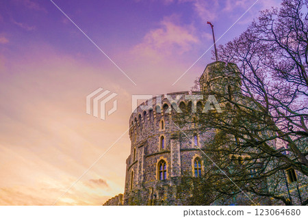 Windsor Castle and the sky 123064680