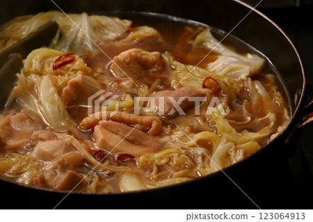 雞白菜鍋 雞白菜鍋 123064913