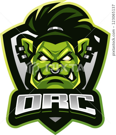 Orc head esport mascot 123065137
