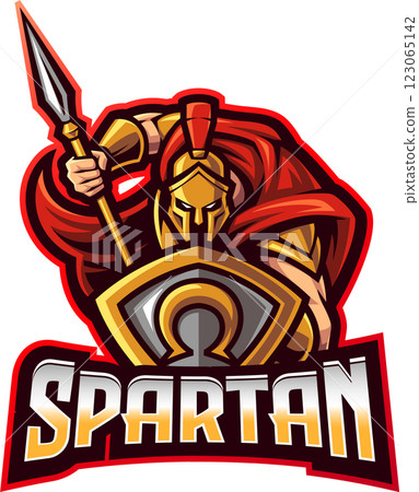 Spartan esport mascot Spartan esport mascot 123065142