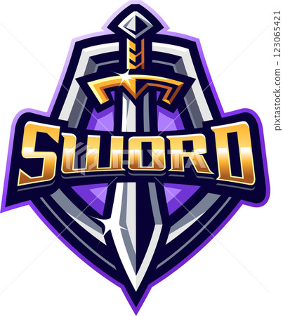 Sword esport mascot Sword esport mascot 123065421