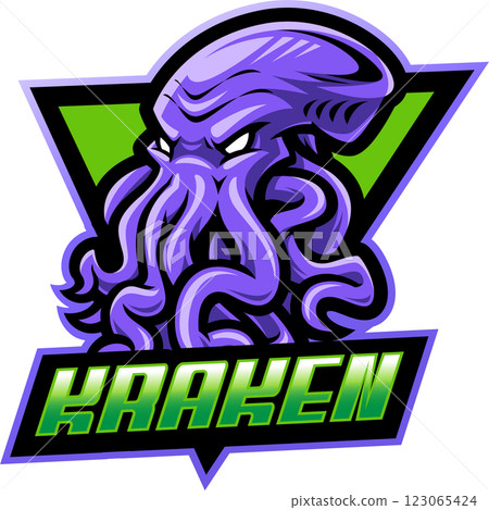 Kraken esport mascot Kraken esport mascot 123065424