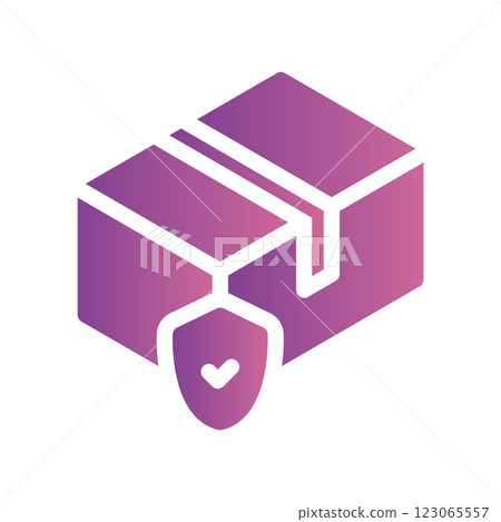 A straightforward icon for the box, safety 123065557