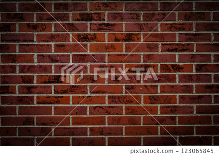 Image of brick wall (background material) 123065845