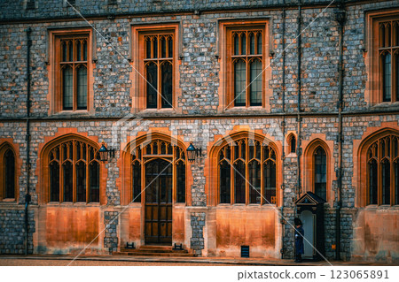 Windsor castle outer wall Windsor castle outer wall 123065891