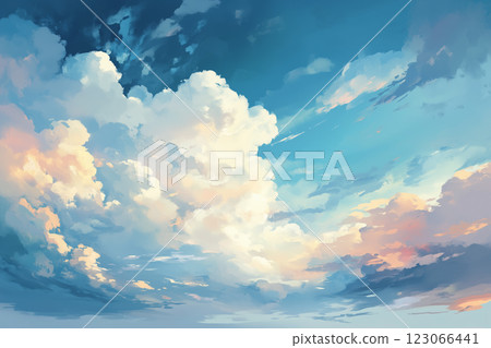 Sky landscape with clouds 123066441