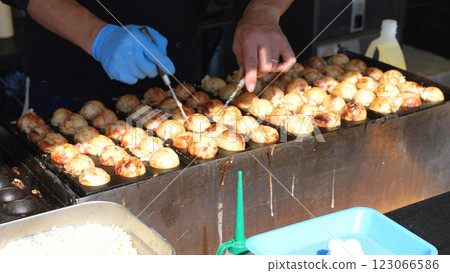 Takoyaki at a stall Takoyaki at a stall 123066586