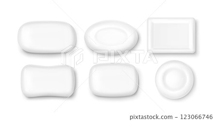 Soap bar 3d collection with different shapes Soap bar 3d collection with different shapes 123066746